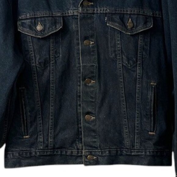 Levi's Vintage Denim Trucker Jacket 70507 Made in USA Black Tab - Picture 3 of 14